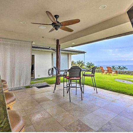 Sweeping Ocean Views Ideal Location Gated Villa Kailua-Kona Exterior photo